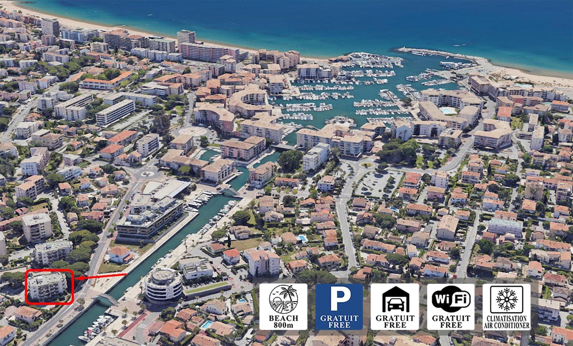 Chic Appart Du Port Frejus Luaran gambar